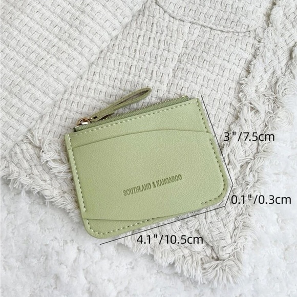 ⚠️Clearance Mint Green Small & Slim Cardholder / Wallet - Picture 2 of 4